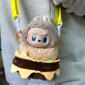 POP MART LABUBU outfit - burger crossbody sling (doll not included)